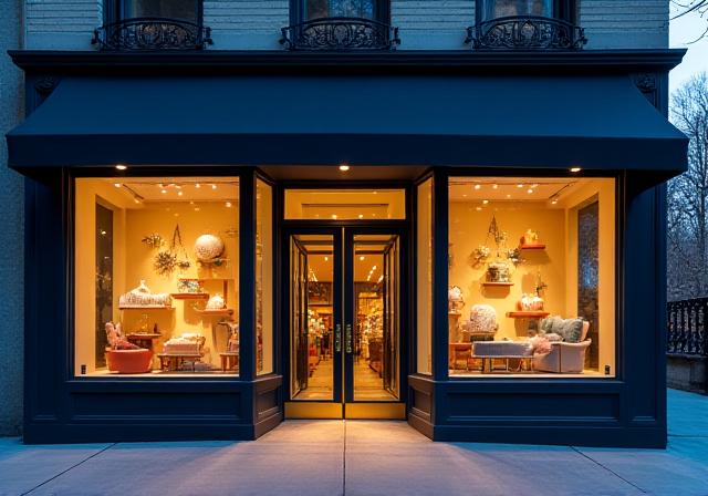 Boutique storefront transformation