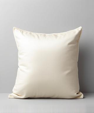The Manhattan Minimalist raw silk pillow