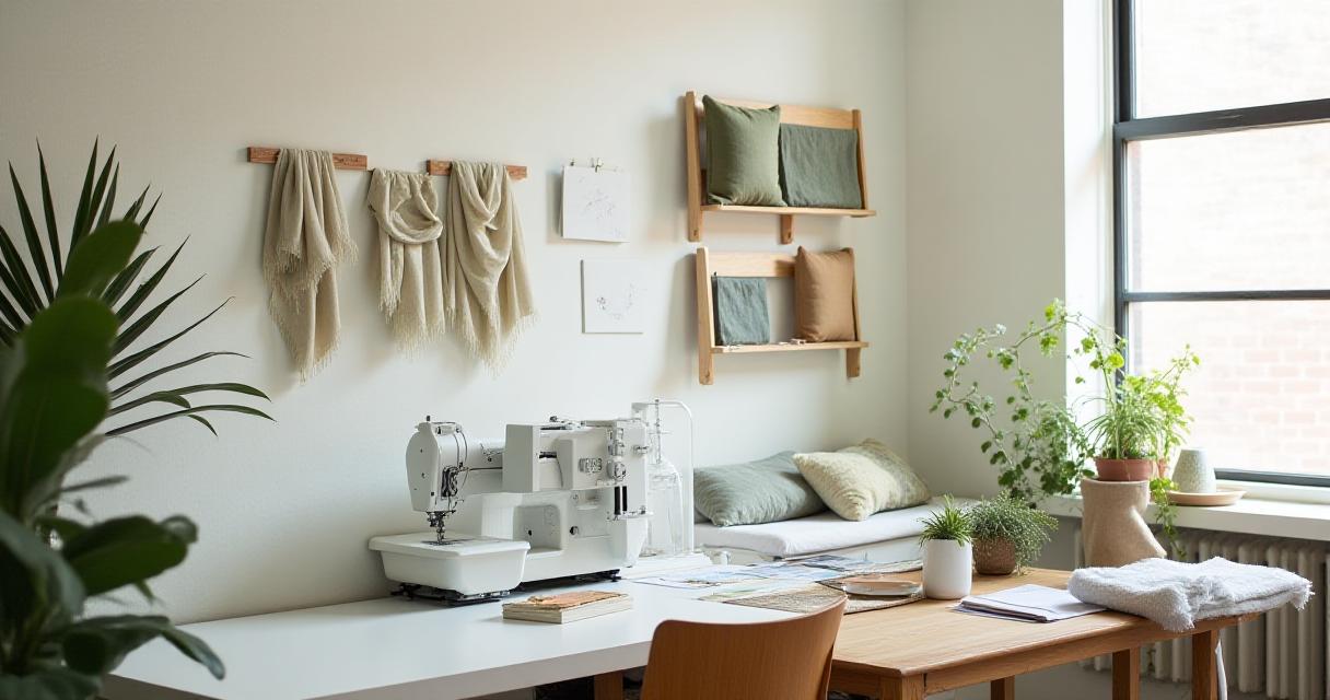 Bespoke pillow design studio in New York City